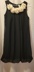 Cherokee Girls Dress with floral embellishment